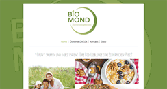 Desktop Screenshot of biomond.de